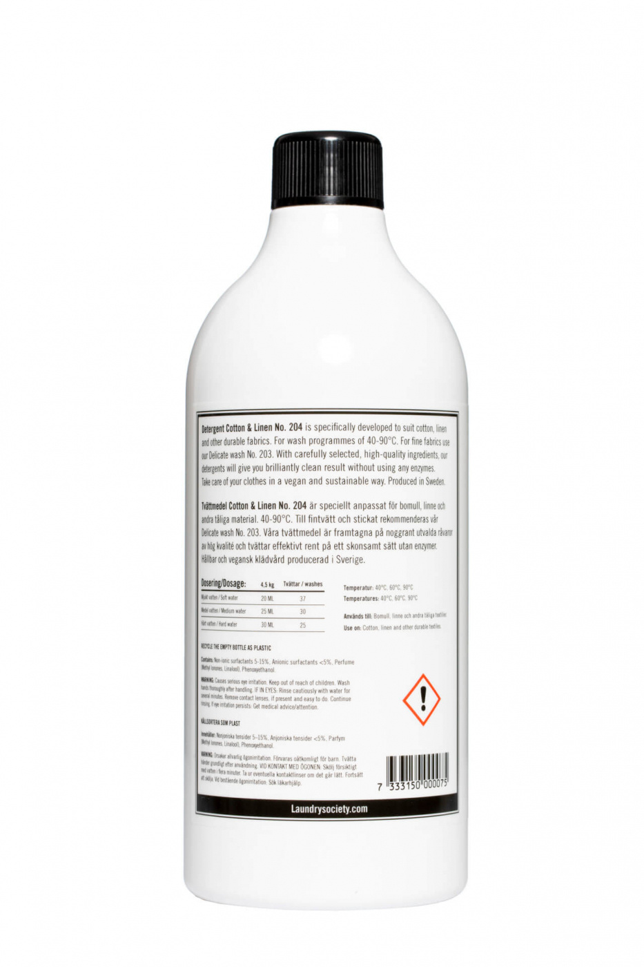 Tvättmedel cotton & linen wash No. 204